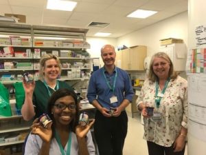 In this hot weather all staff were offered a free tub of New Forest Ice Cream.