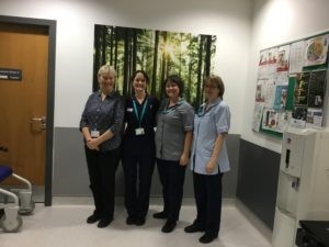 Left to right: Gerri Salmon, Ali Taylor, Sam Cross and Ruth Kirby.