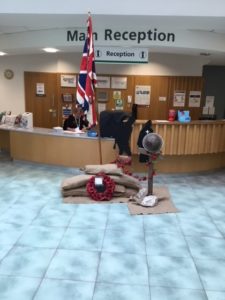 Hospital a Remembrance Service was held in association with the Royal British Legion.