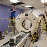 Installation of the CT Scanner in Lymington Hospital